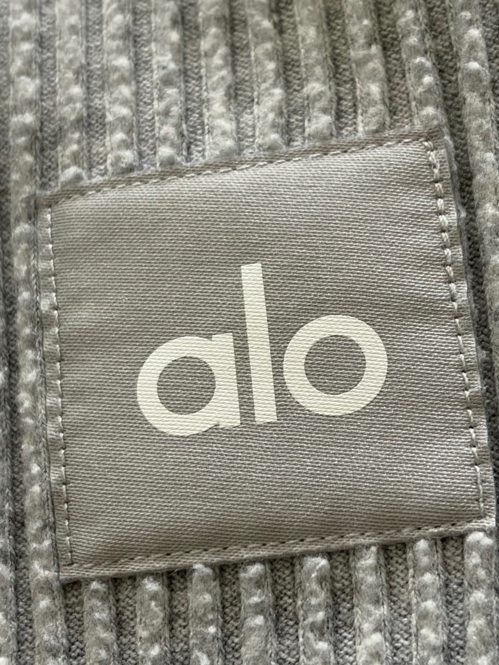Alo Yoga Muse Ribbed GRAY Jogger Pants Women xs xsmall - Picture 6 of 11